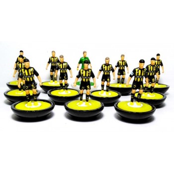 Subbuteo Andrew Table Soccer AEK Athens 2017-18 Greek Superleague Winners on Lightweight figures